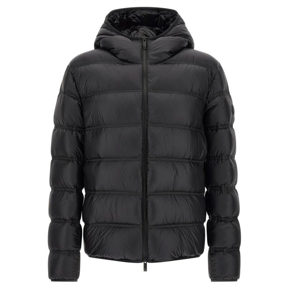 Moncler Black Polyamide Full-Length Men's Jacket